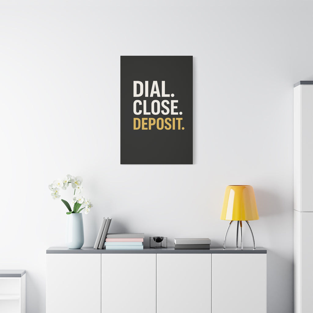 DIAL. CLOSE. DEPOSIT.